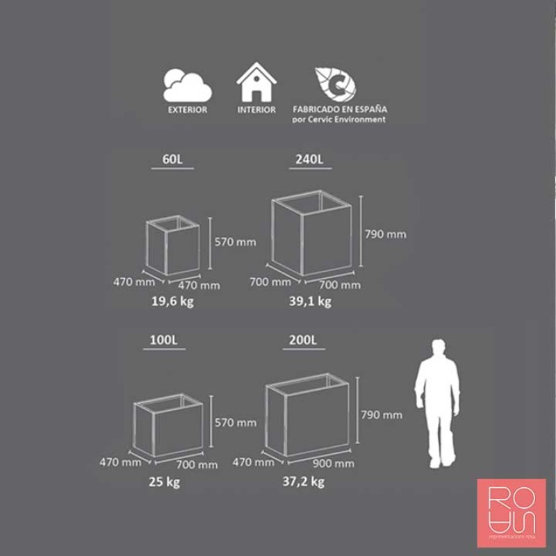 Jardinera metàl·lica València